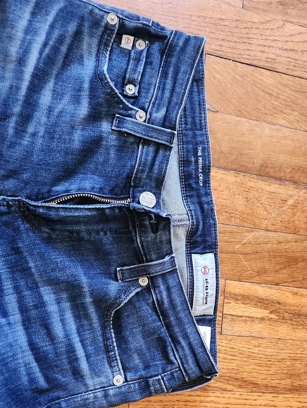 AG Adriano Goldschmied Women's Denim Prima Cigarette Crop